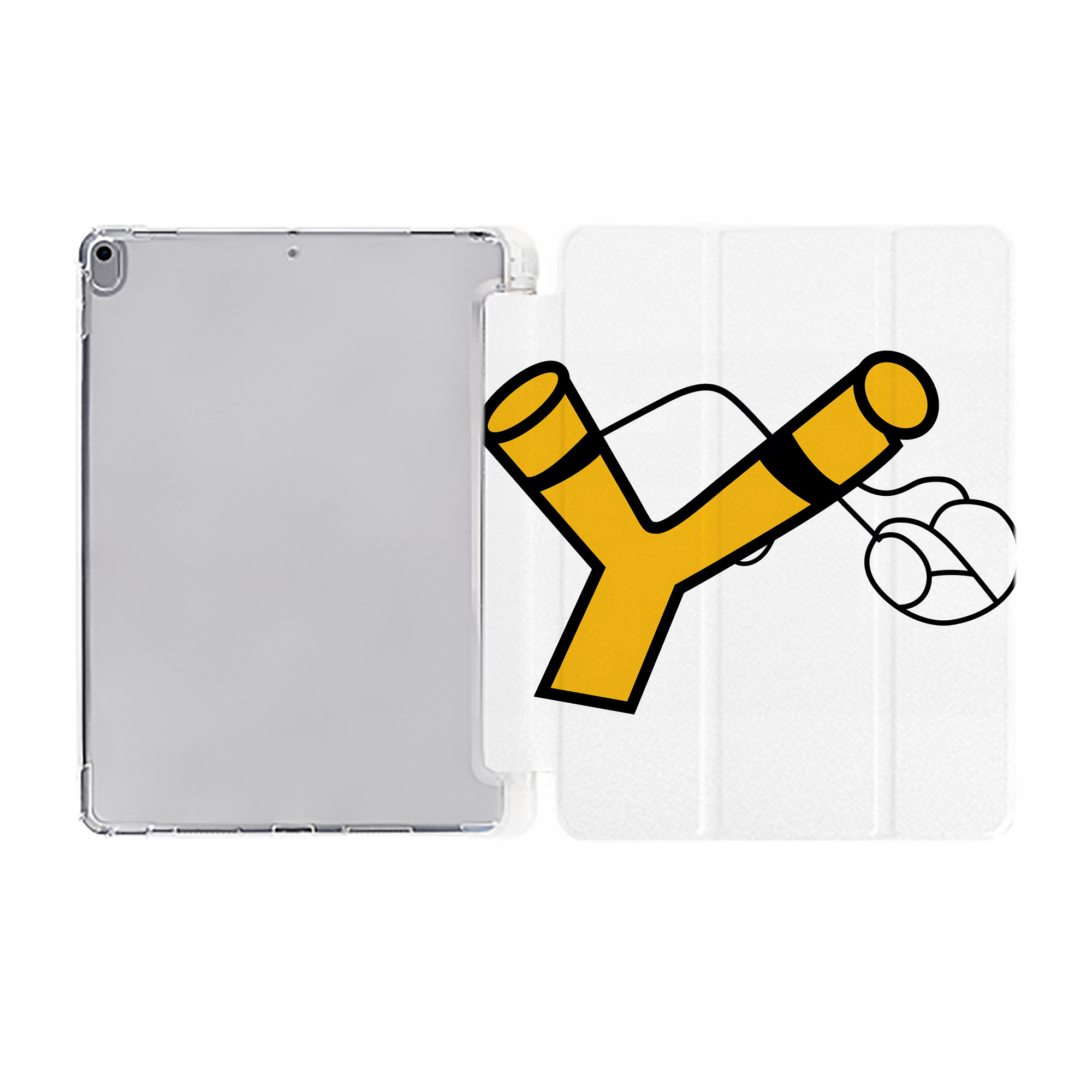 （画像用） Angry Birds アングリーバード IPad ケース ペン収納付き 三つ折りスタンド PUレザー×シリコン 対応機種9.5/10.5/10.9インチ